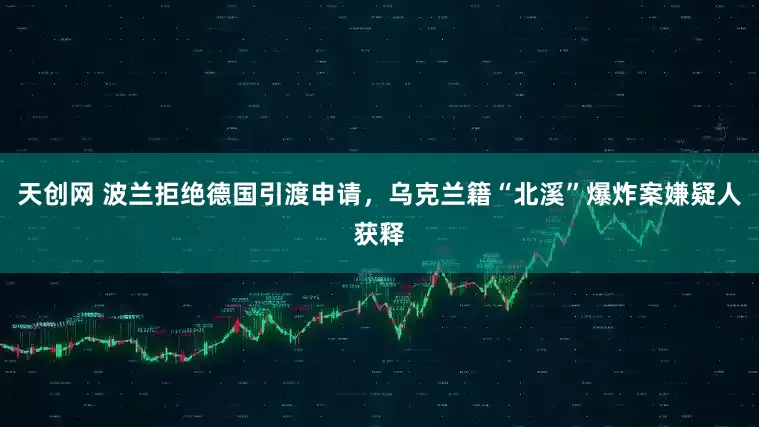 天创网 波兰拒绝德国引渡申请，乌克兰籍“北溪”爆炸案嫌疑人获释